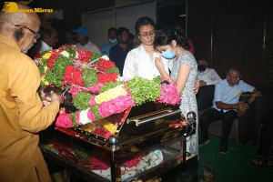 Family and Friends pay last respects to Actor Mahesh Babu’s mother Indira Devi