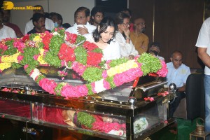 Family and Friends pay last respects to Actor Mahesh Babu’s mother Indira Devi