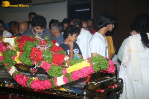 Family and Friends pay last respects to Actor Mahesh Babu’s mother Indira Devi