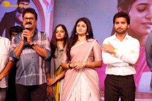 Pictures from the Pre-Release Function of First Day First Show - attended by Chiranjeevi, Srikanth Reddy and Sanchita Bashu