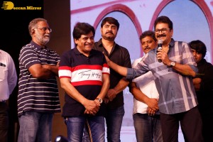 Pictures from the Pre-Release Function of First Day First Show - attended by Chiranjeevi, Srikanth Reddy and Sanchita Bashu