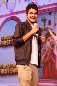 Pictures from the Pre-Release Function of First Day First Show - attended by Chiranjeevi, Srikanth Reddy and Sanchita Bashu