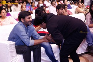 Pictures from the Pre-Release Function of First Day First Show - attended by Chiranjeevi, Srikanth Reddy and Sanchita Bashu