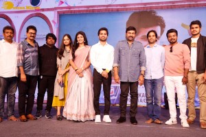 Pictures from the Pre-Release Function of First Day First Show - attended by Chiranjeevi, Srikanth Reddy and Sanchita Bashu