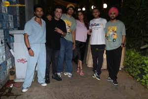 Fukrey cast including Richa Chadha, Ali Faizal, Varun Sharma, Priya Anand, and Vishakha Singh celebrate the tenth anniversary of the film’s release
