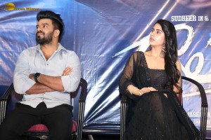 Telugu movie Gaalodu press meet attended by Sudigali Sudheer and Gehna Sippy
