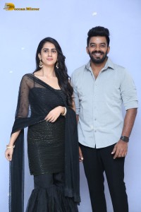 Telugu movie Gaalodu press meet attended by Sudigali Sudheer and Gehna Sippy