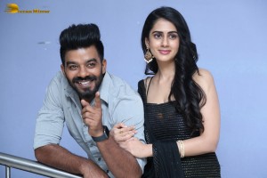 Telugu movie Gaalodu press meet attended by Sudigali Sudheer and Gehna Sippy