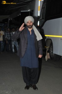 Actors Sunny Deol and Ameesha Patel promote their film Gadar 2 on the sets of Kapil Sharma Show