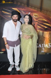 Gadar 2 Success Party attended by Sunny Deol, Ameesha Patel, Utkarsh Sharma, Simrat Kaur, Anil Sharma and Udit Narayan