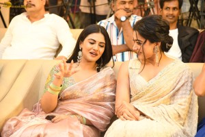 Gam Gam Ganesha Pre-Release attended by Anand Deverakonda, Pragati Srivastava, Nayan Sarika, and Rashmika Mandanna