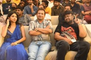 Gam Gam Ganesha Pre-Release attended by Anand Deverakonda, Pragati Srivastava, Nayan Sarika, and Rashmika Mandanna
