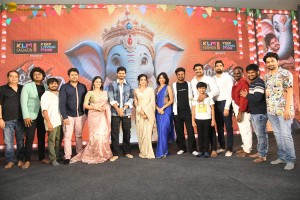 Gam Gam Ganesha Pre-Release attended by Anand Deverakonda, Pragati Srivastava, Nayan Sarika, and Rashmika Mandanna