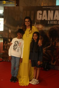 Ganapath Premiere attended by Tiger Shroff, Kriti Sanon, Nupur Sanon, Madhuri Dixit, Anil Kapoor, Jackie Shroff, and others