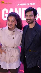 Gandhari Trailer Launch attended by Taapsee Pannu, Ishwak Singh, and others