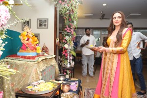 Bollywood stars including Govinda, Esha Deol, Rakul Preet Singh, Sherlyn Chopra, and Sonu Sood celebrate Ganesh Chaturthi 2024