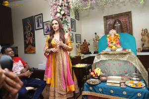 Bollywood stars including Govinda, Esha Deol, Rakul Preet Singh, Sherlyn Chopra, and Sonu Sood celebrate Ganesh Chaturthi 2024