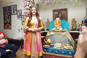 Bollywood stars including Govinda, Esha Deol, Rakul Preet Singh, Sherlyn Chopra, and Sonu Sood celebrate Ganesh Chaturthi 2024