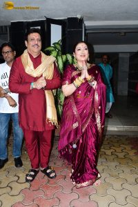 Bollywood actor Govinda celebrates Ganesh Chaturthi on August 27, 2025