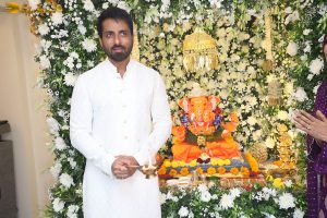 Bollywood and Tollywood actor Sonu Sood celebrates Ganesh Chaturthi on August 27, 2025