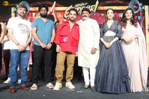 Gangs of Godavari Pre-Release Function attended by Vishwak Sen, Anjali, Neha Shetty, and Nandamuri Balakrishna
