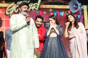 Gangs of Godavari Pre-Release Function attended by Vishwak Sen, Anjali, Neha Shetty, and Nandamuri Balakrishna