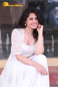 Telugu Actress Garima Kaushal photoshoot in a white dress