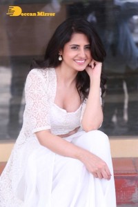 Telugu Actress Garima Kaushal photoshoot in a white dress