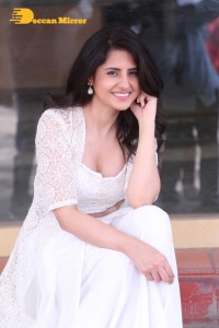 Telugu Actress Garima Kaushal photoshoot in a white dress