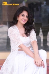 Telugu Actress Garima Kaushal photoshoot in a white dress