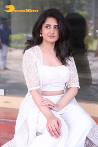 Telugu Actress Garima Kaushal photoshoot in a white dress