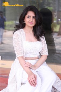 Telugu Actress Garima Kaushal photoshoot in a white dress