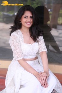 Telugu Actress Garima Kaushal photoshoot in a white dress