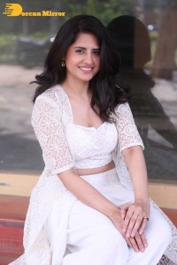 Telugu Actress Garima Kaushal photoshoot in a white dress