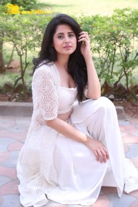 Telugu Actress Garima Kaushal photoshoot in a white dress
