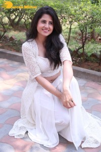Telugu Actress Garima Kaushal photoshoot in a white dress