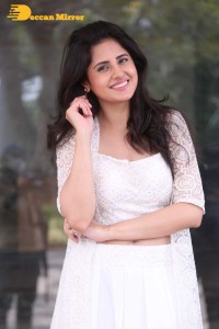 Telugu Actress Garima Kaushal photoshoot in a white dress