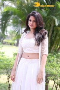 Telugu Actress Garima Kaushal photoshoot in a white dress