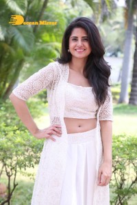 Telugu Actress Garima Kaushal photoshoot in a white dress