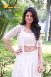 Telugu Actress Garima Kaushal photoshoot in a white dress