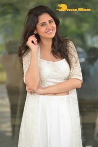 Telugu Actress Garima Kaushal photoshoot in a white dress