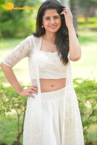 Telugu Actress Garima Kaushal photoshoot in a white dress
