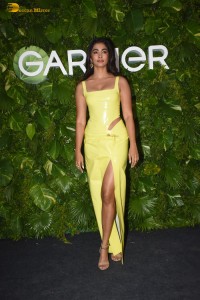 Actresses Pooja Hegde and Mehreen attended Garnier product launch on September 18, 2024
