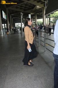 Shah Rukh Khan’s wife Gauri Khan seen at the Mumbai Airport