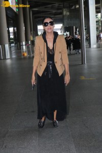 Shah Rukh Khan’s wife Gauri Khan seen at the Mumbai Airport