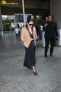 Shah Rukh Khan’s wife Gauri Khan seen at the Mumbai Airport