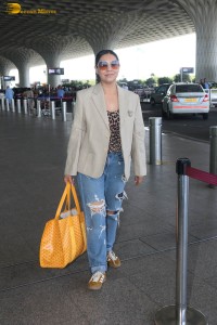 Bollywood Superstar Shah Rukh Khan’s wife Gauri Khan spotted at Mumbai Airport on May 30, 2023