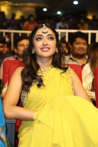 actress Gayatri Bhardwaj lovely in a yellow saree at an event