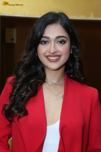 actress Gayatri Bhardwaj attends a function in red coat and black pants