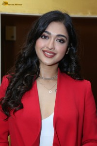 actress Gayatri Bhardwaj attends a function in red coat and black pants